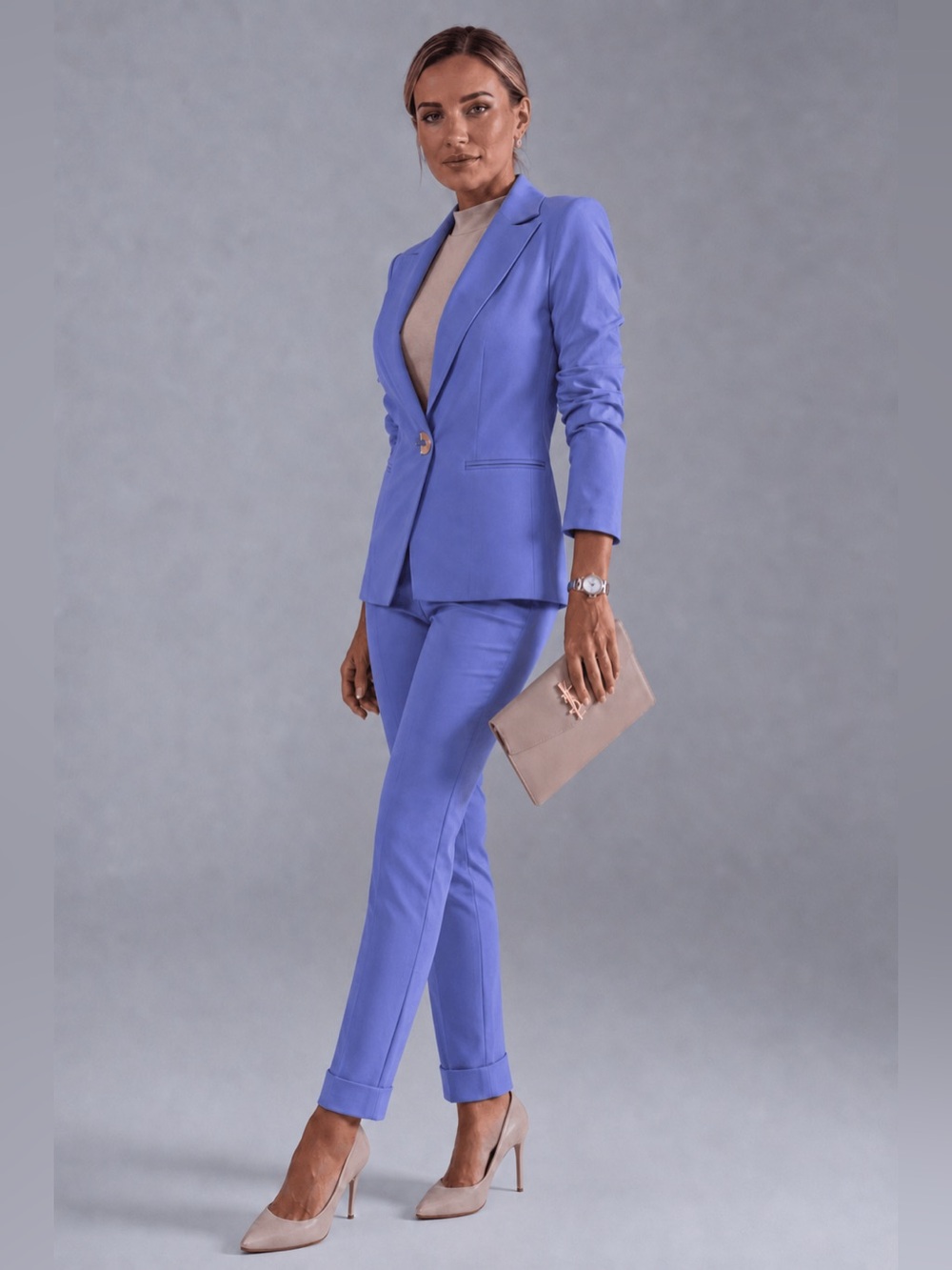 Luisa Spagnoli Light Blue Suit Set
